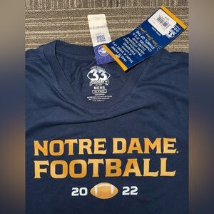 Notre Dame 2022 The Project Shirt Men’s XL Navy Blue NWT College Football Unisex